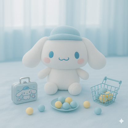A-【Kawaii Lucky Scoop Suitcase Set】- 14" edition